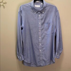 Christian Dior men’s button Down Shirt 17 1/2.